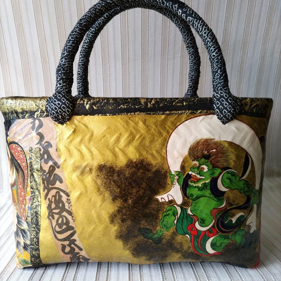 一閑張り籠バック