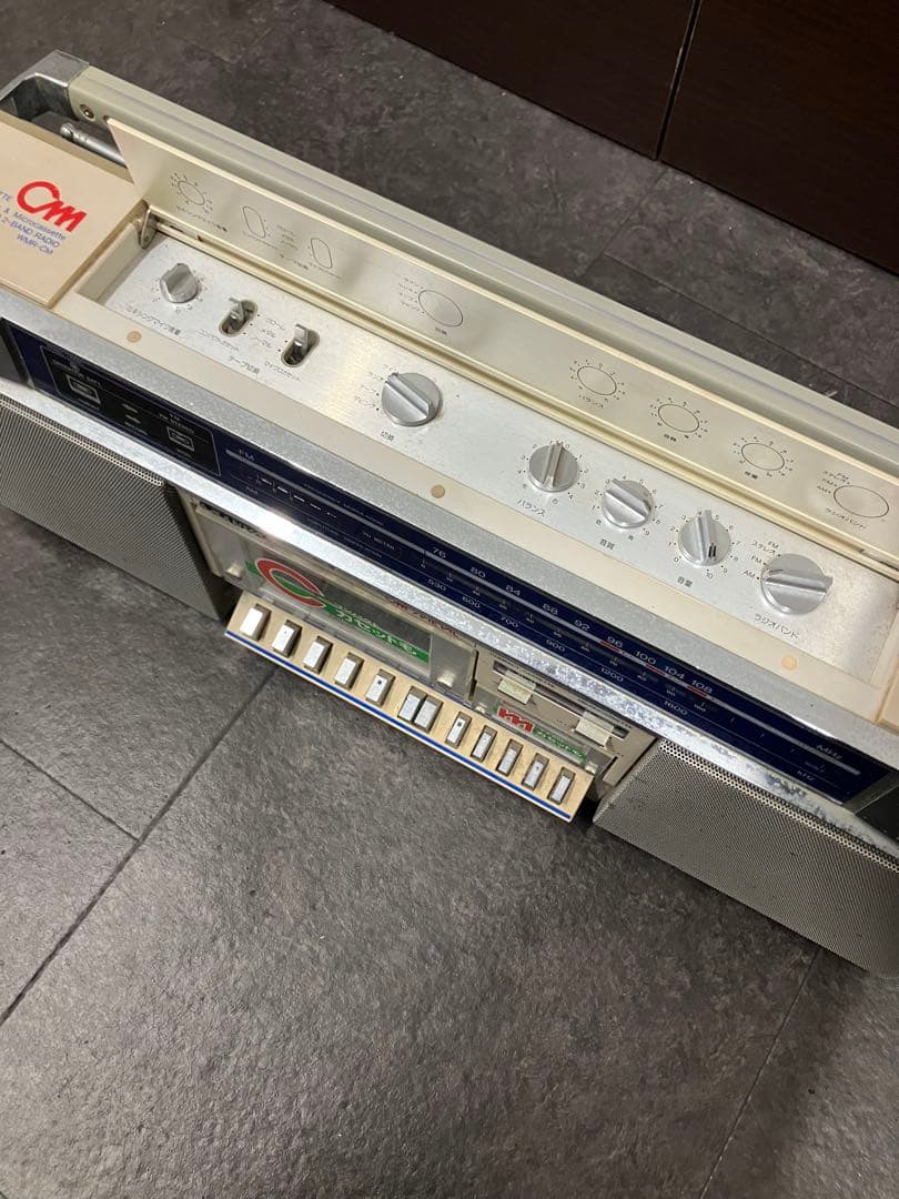 値下！希少　サンヨー WMR-CM ダブルラジカセ マイクロカセットラジオ　稼働