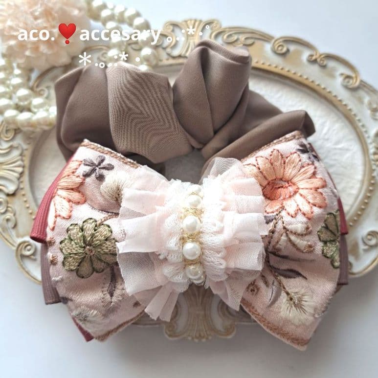 メグえもん様お取引中⭐2644⭐❣️夏アクセ❣️オリジナル✴一点物インド刺繍