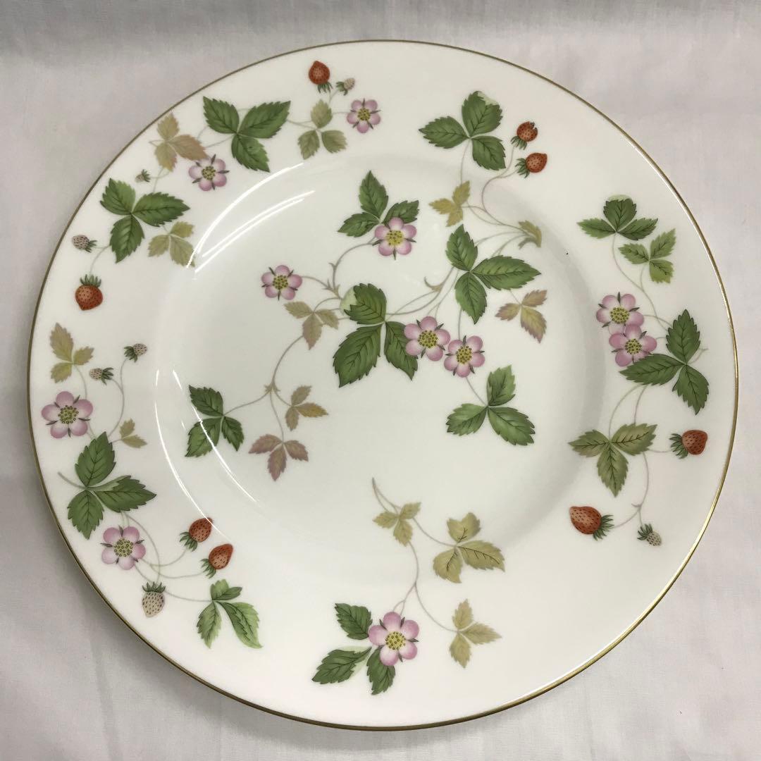 AO090　　ワイルドストロベリー　お皿　プレート　5枚