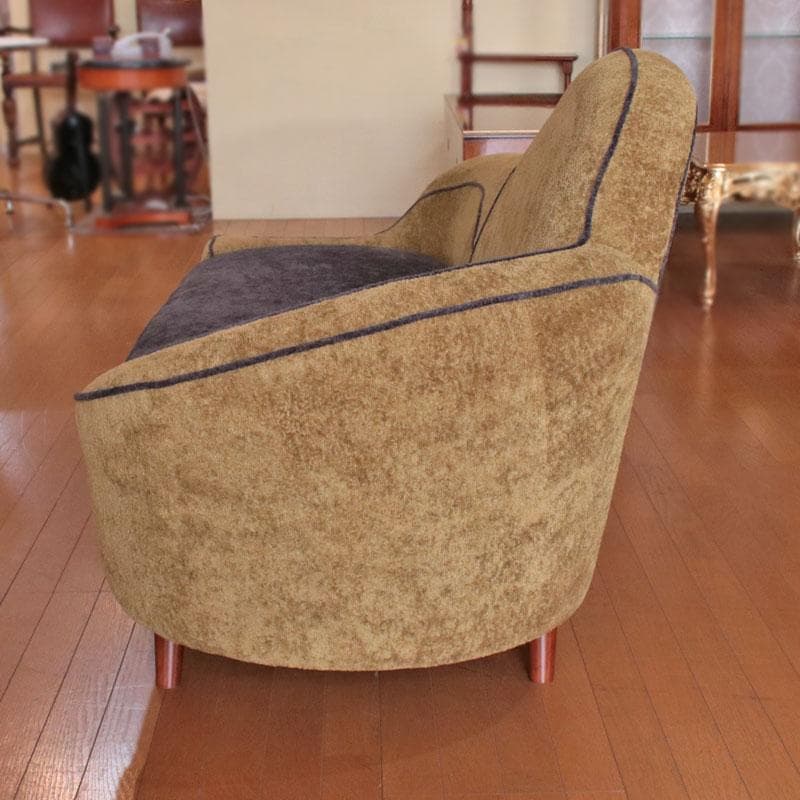 ファブリックソファ 幅185cm ブラウン モダン 143-270