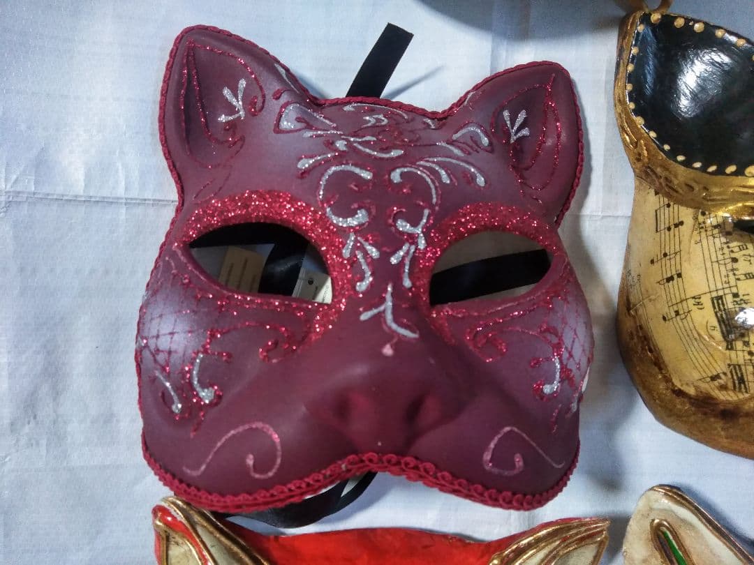 ベネチアン マスク 猫 イタリア まとめ売り