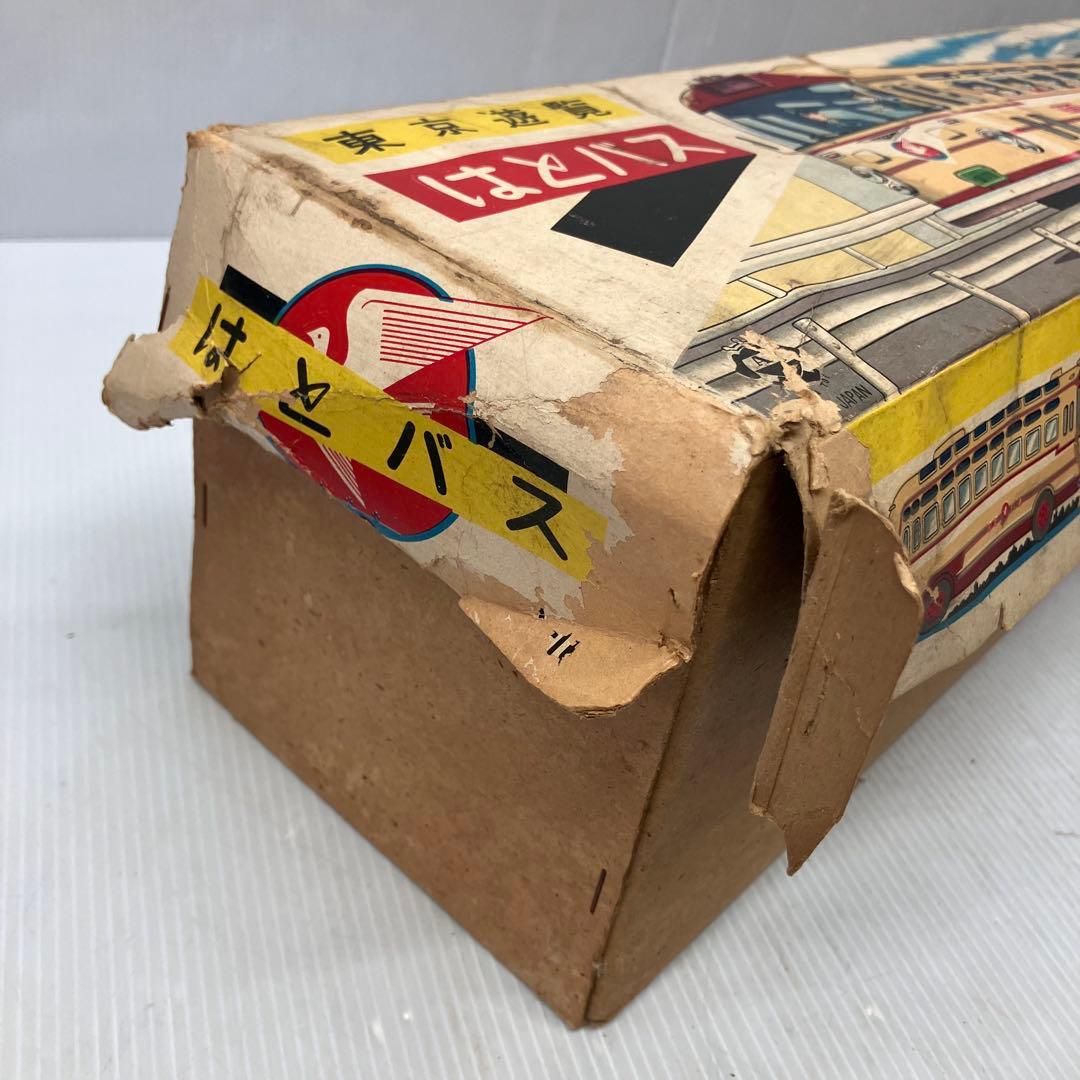 【希少・当時物】米澤玩具 ヨネザワ はとバス ブリキ玩具 箱付き 昭和レトロ