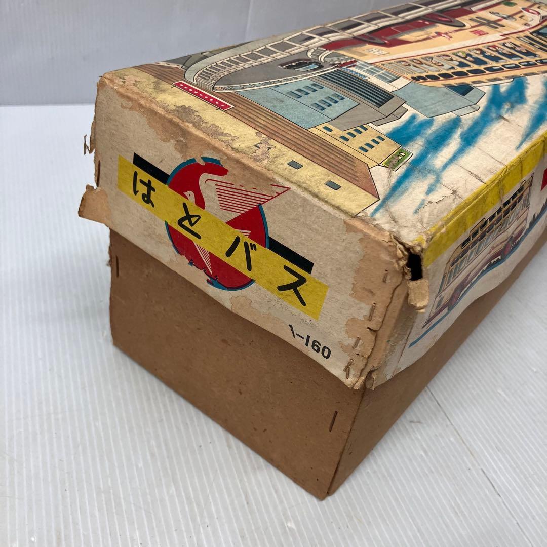 【希少・当時物】米澤玩具 ヨネザワ はとバス ブリキ玩具 箱付き 昭和レトロ