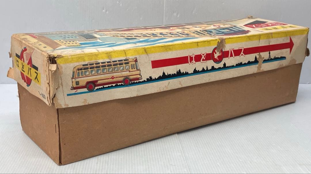 【希少・当時物】米澤玩具 ヨネザワ はとバス ブリキ玩具 箱付き 昭和レトロ