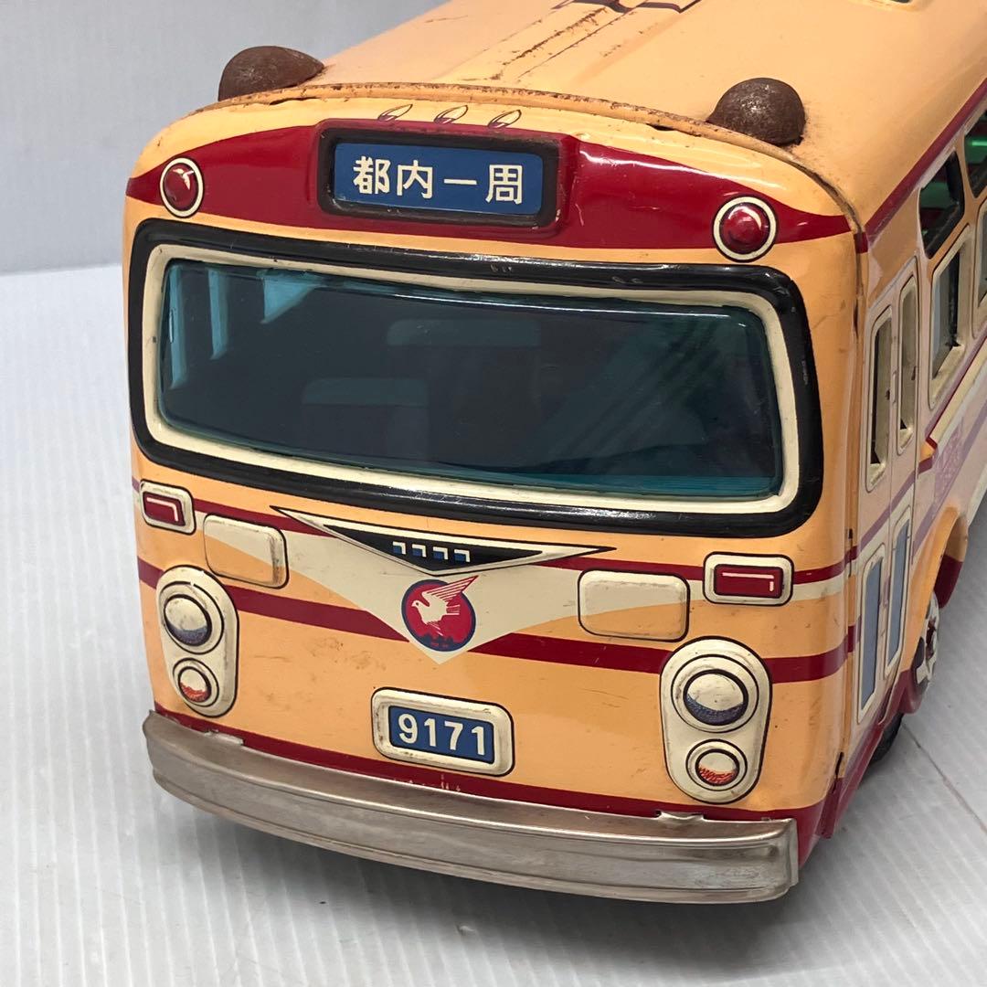 【希少・当時物】米澤玩具 ヨネザワ はとバス ブリキ玩具 箱付き 昭和レトロ