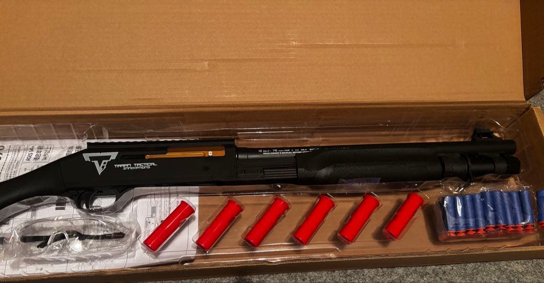 M870 ブリーチャー　ショットガン風おもちゃ銃 排莢式 スポンジ弾ナーフガン
