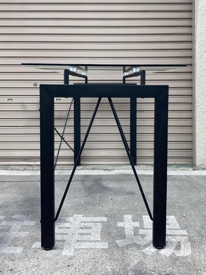 A513♠️ガラス天板 ワークテーブル ガラステーブル