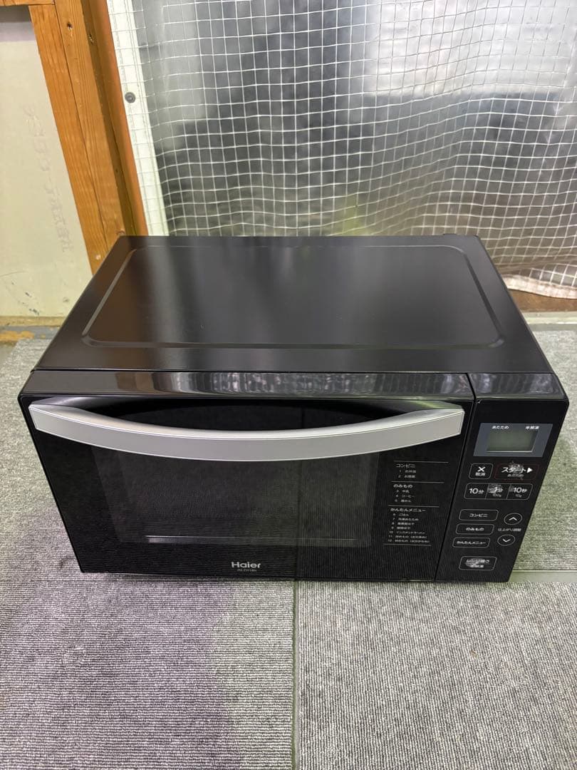 【✨配送設置無料！】00022 Haier フラット電子レンジ