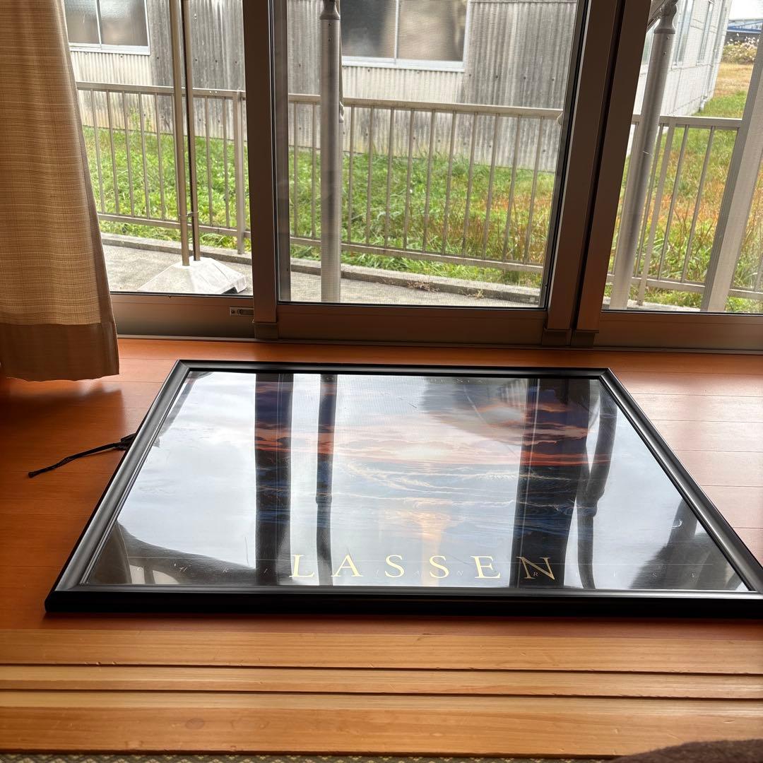 K*x様 ラッセン　ロマンスオブザシー　夕日　サンセット　クジラ　風景　版画　額