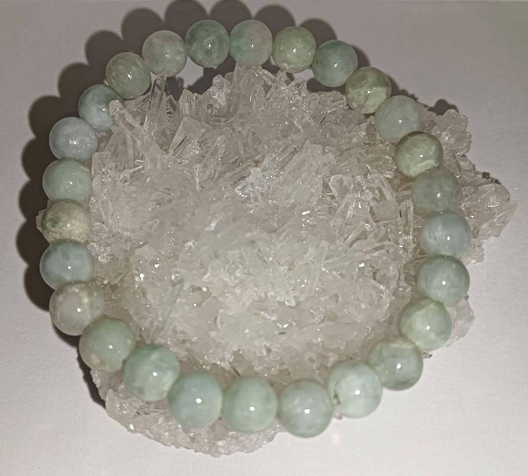 【高品質】本翡翠 ジェダイト 天然石 無処理 無着色 No.7