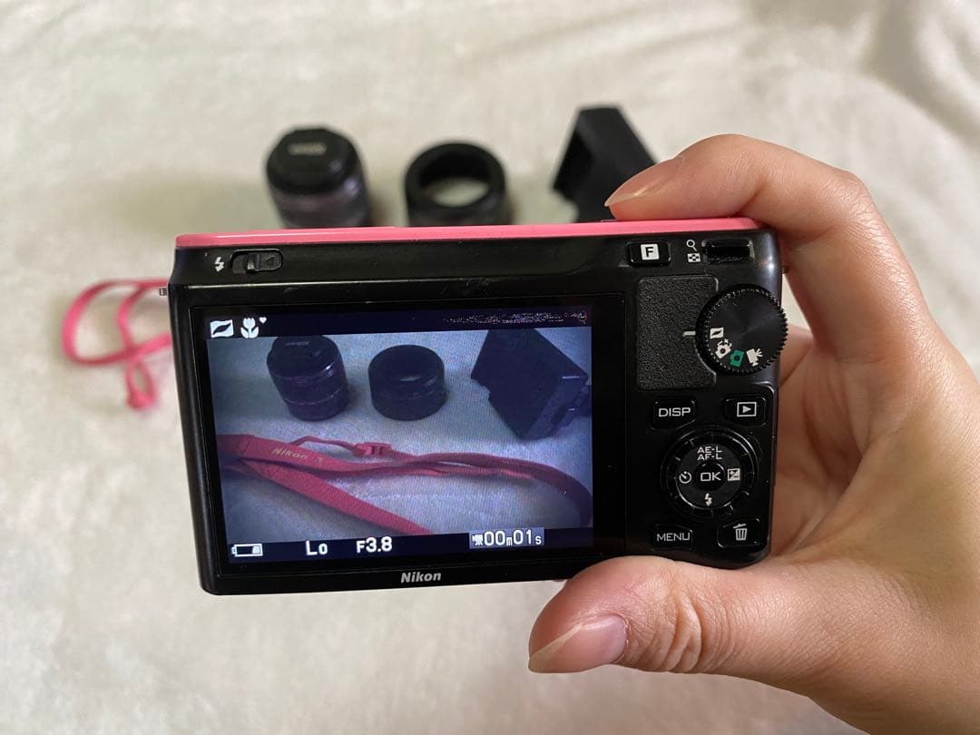 Nikon 1 ミラーレスカメラ ピンク 2本レンズ付き