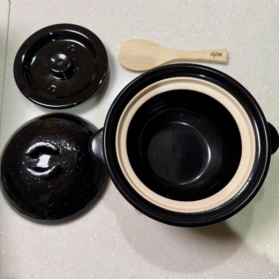 《新品未使用》長谷園かまどさん1合炊き　備品揃い