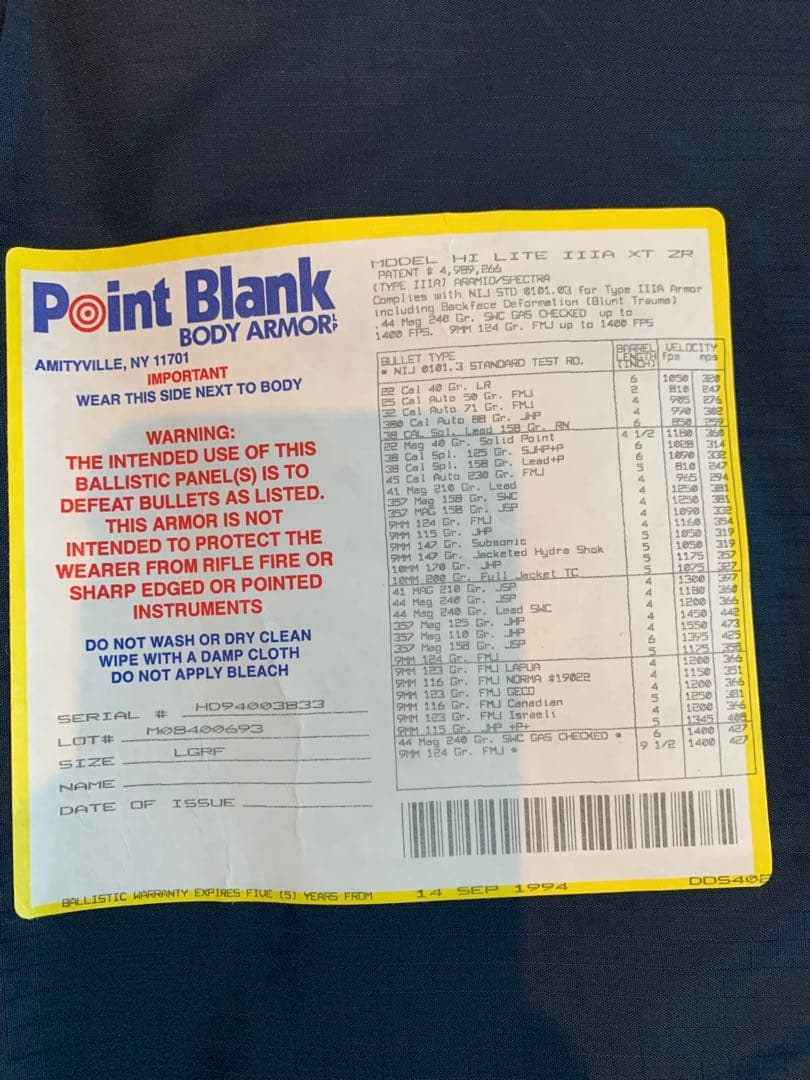 激レア 実物 ポイントブランク ベスト&サファリランド ショルダーアーマーセット