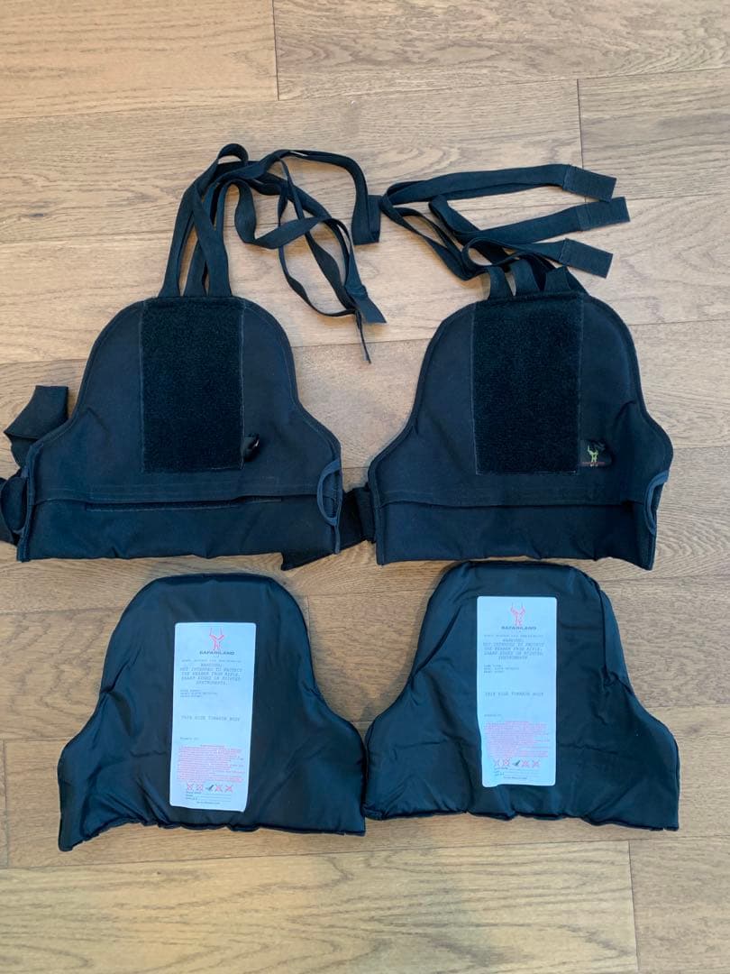 激レア 実物 ポイントブランク ベスト&サファリランド ショルダーアーマーセット