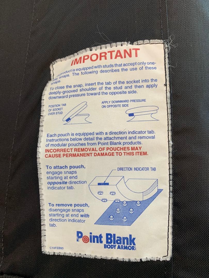 激レア 実物 ポイントブランク ベスト&サファリランド ショルダーアーマーセット