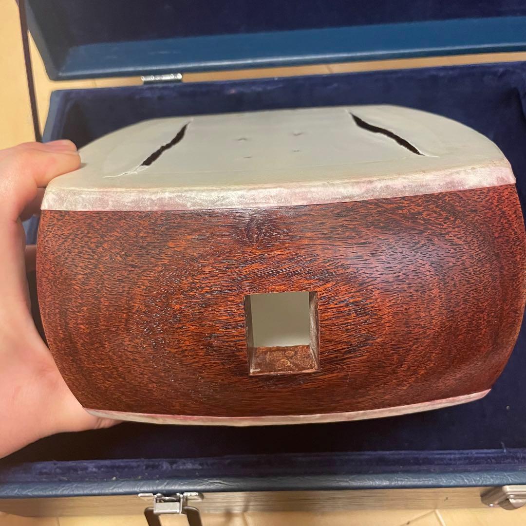 津軽三味線　三味線　金細　綾杉