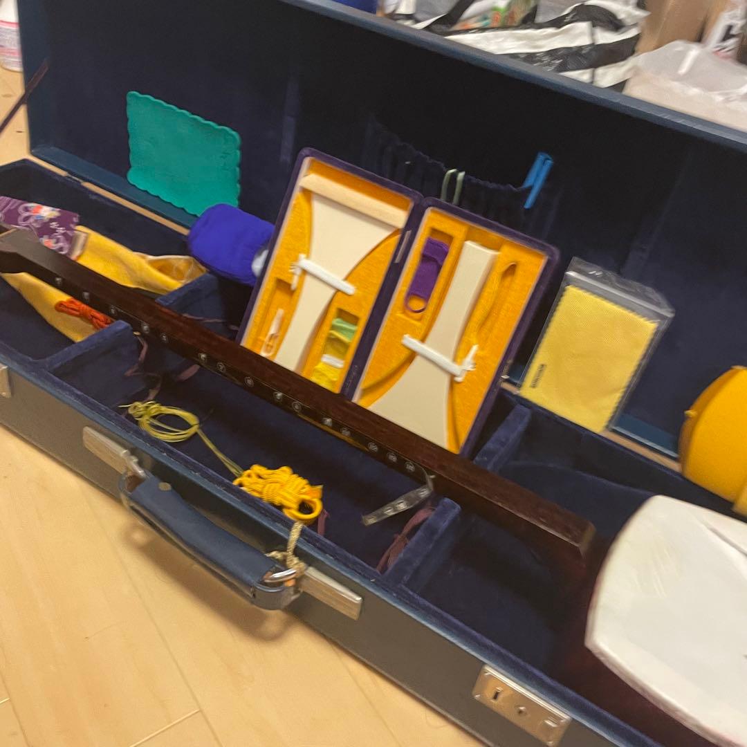 津軽三味線　三味線　金細　綾杉