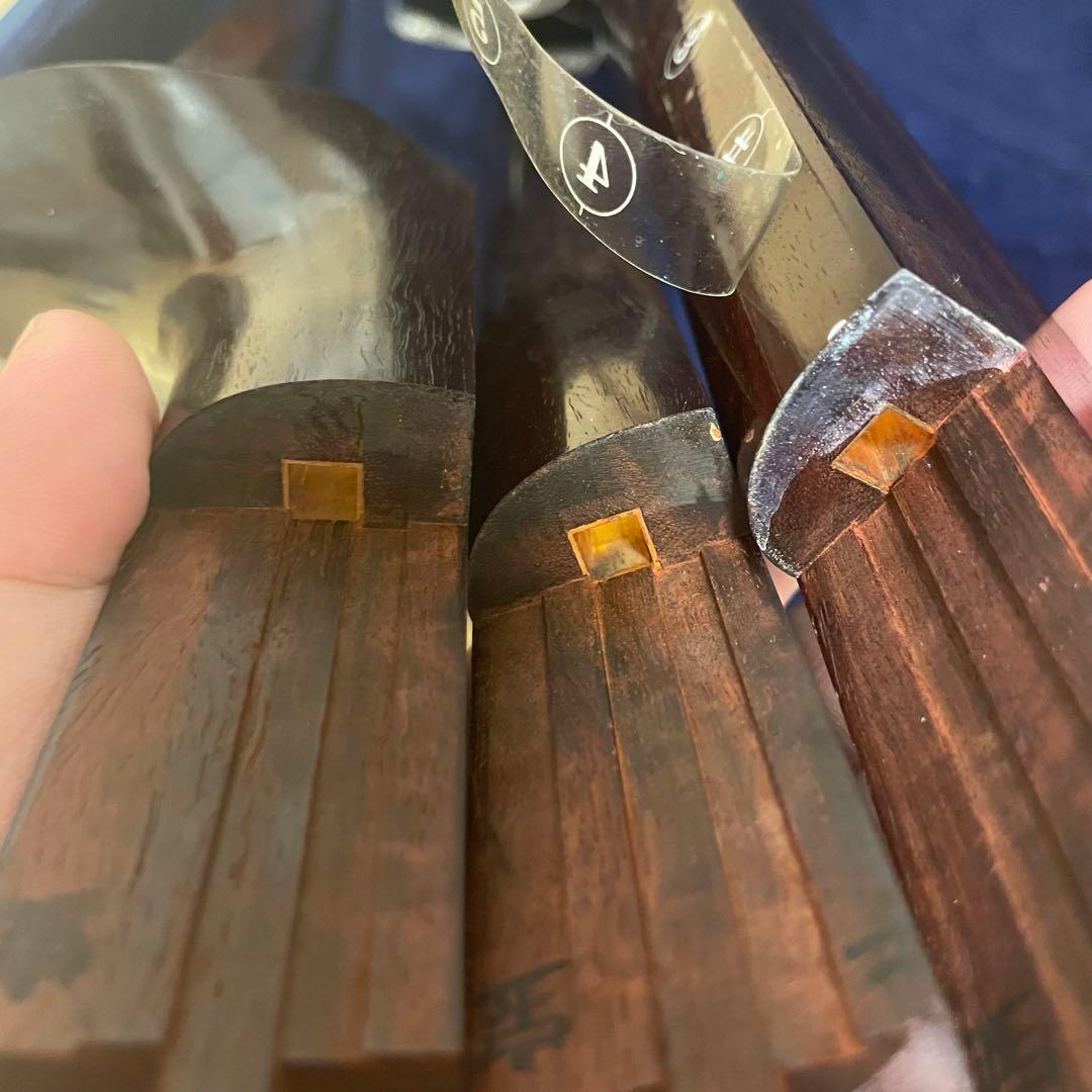 津軽三味線　三味線　金細　綾杉