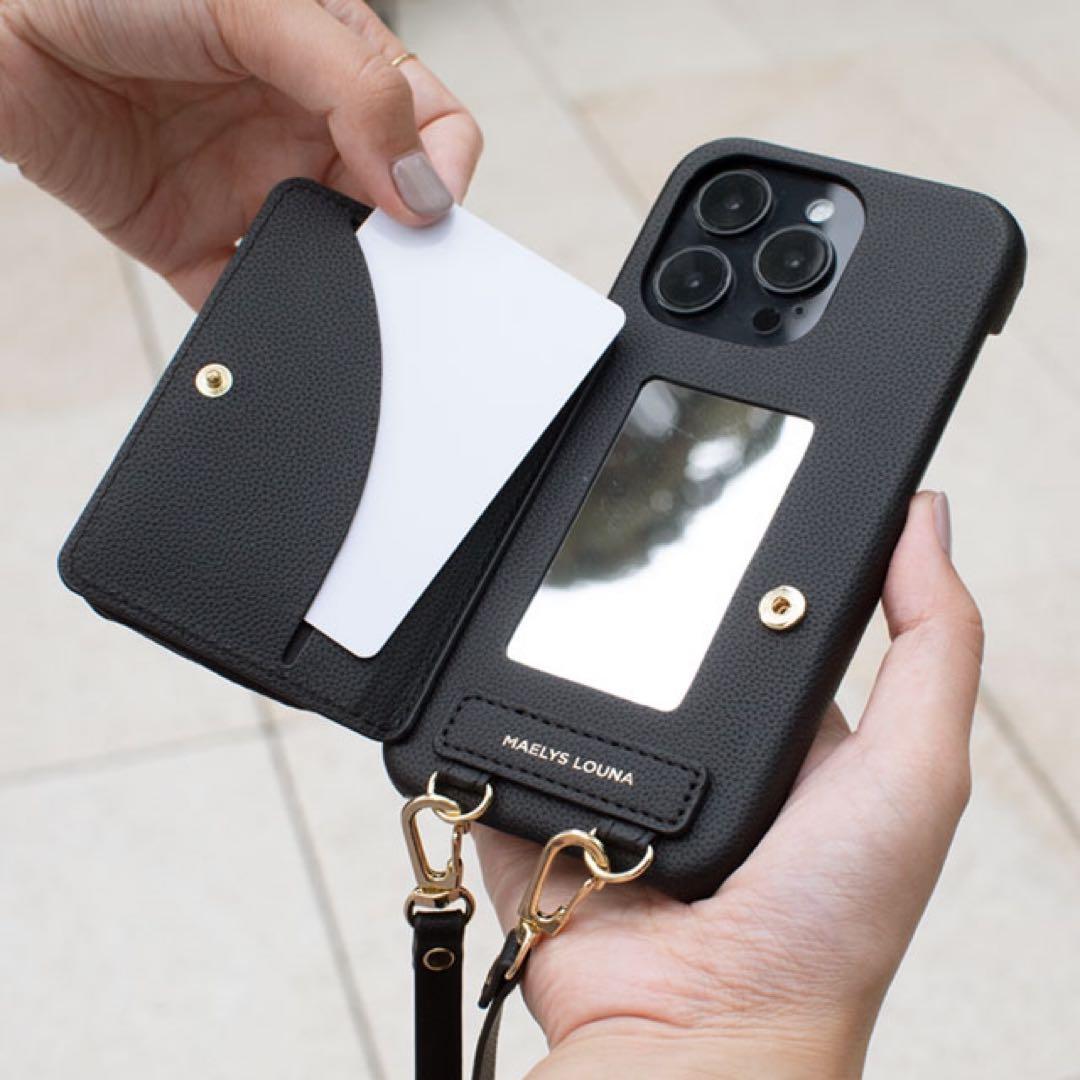 新品⭐︎MAELYS LOUNA iPhone14 ポーチ ケース ショルダー