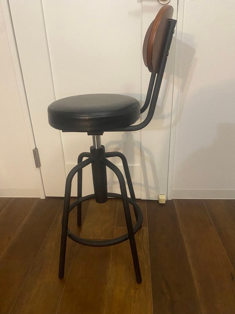 ニトリ カウンターチェア 黒 2個セット