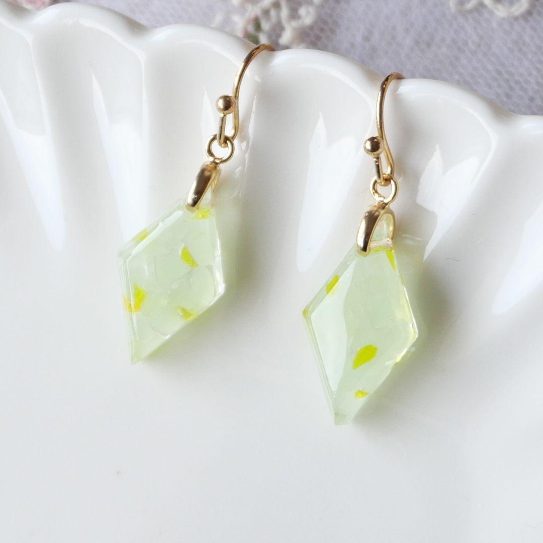 ちゃむ　8点　ガラス　レジン　サージカルステンレスフック　ネックレス