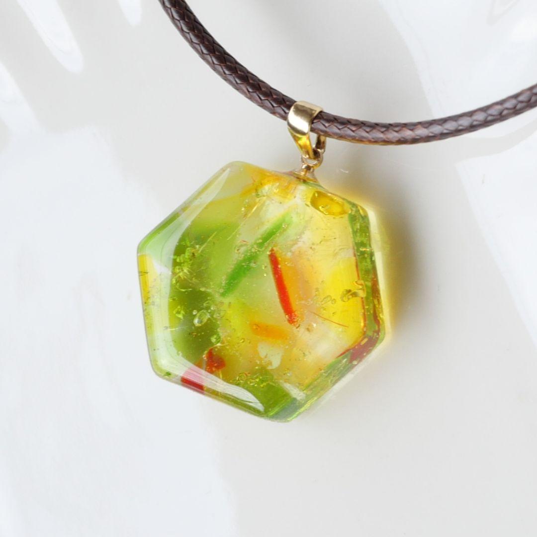 ちゃむ　8点　ガラス　レジン　サージカルステンレスフック　ネックレス