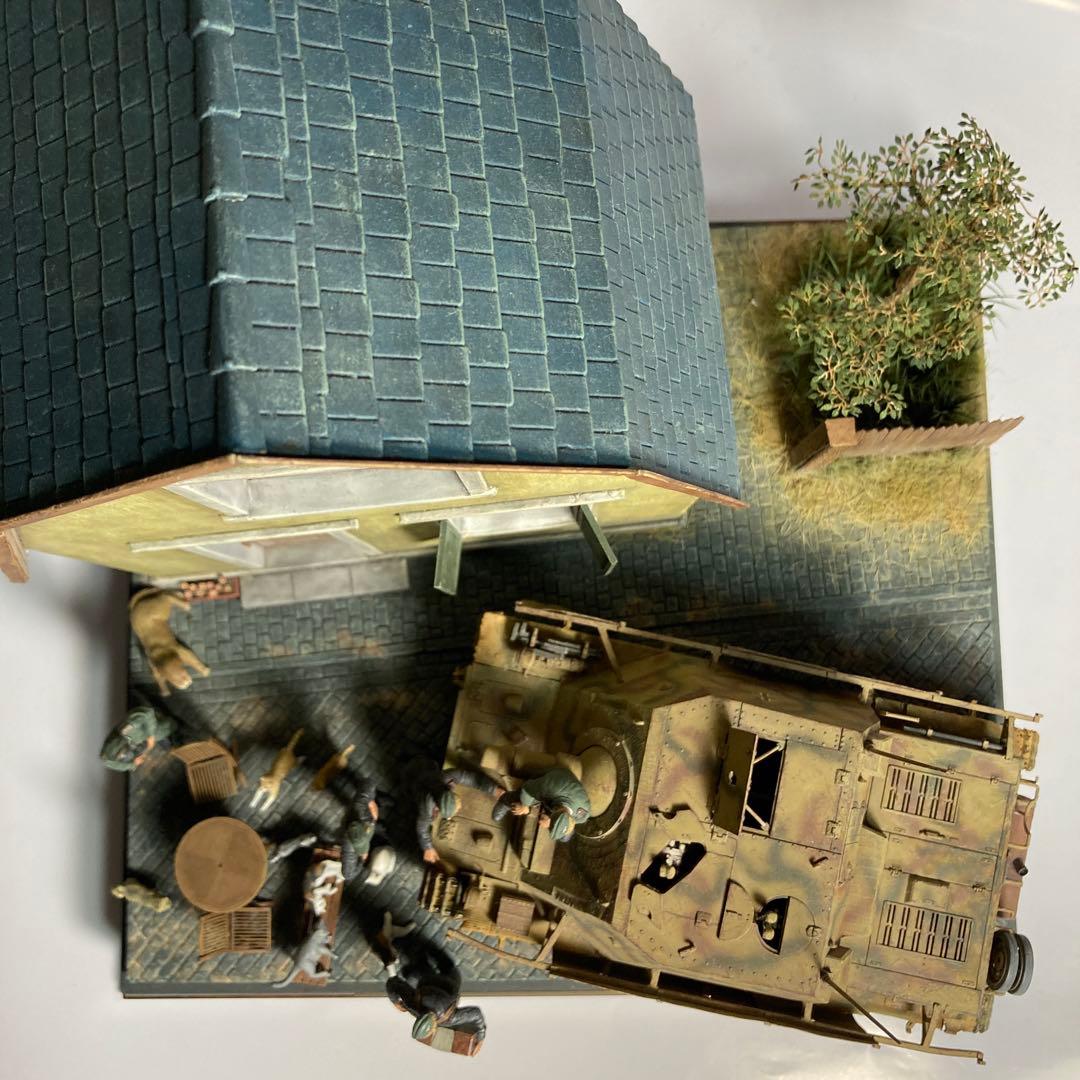 戦場ディオラマ模型完成品1/35『誰も来ない演奏会』