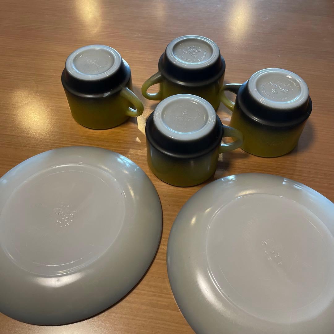 ファイヤーキング　fireking お皿とカップのセット