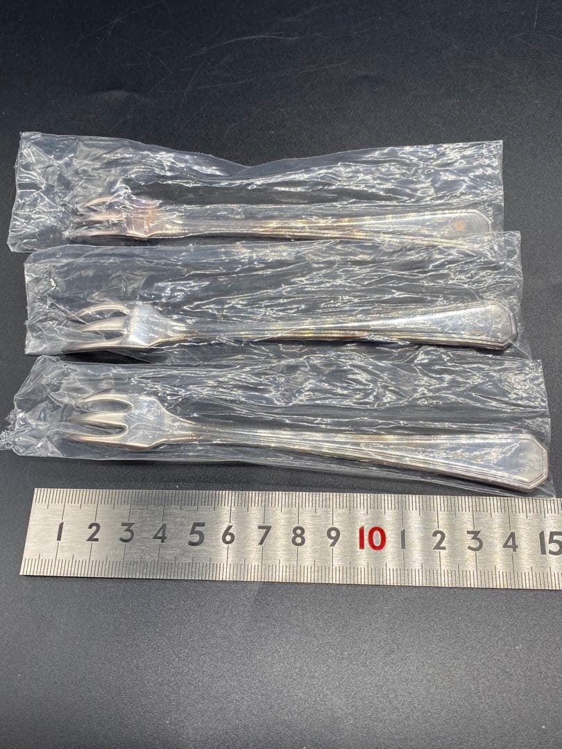 箱付き　マッピン&ウェッブ　 シルバープレート　フォーク三本付き　no.131