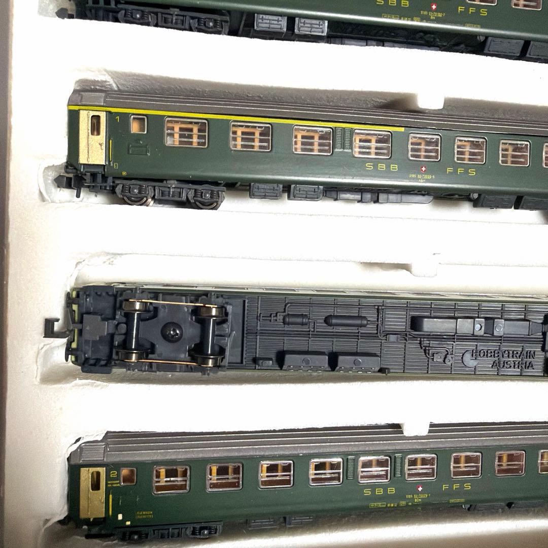 スイス連邦鉄道（SBB）のRIC客車（鉄道模型）
