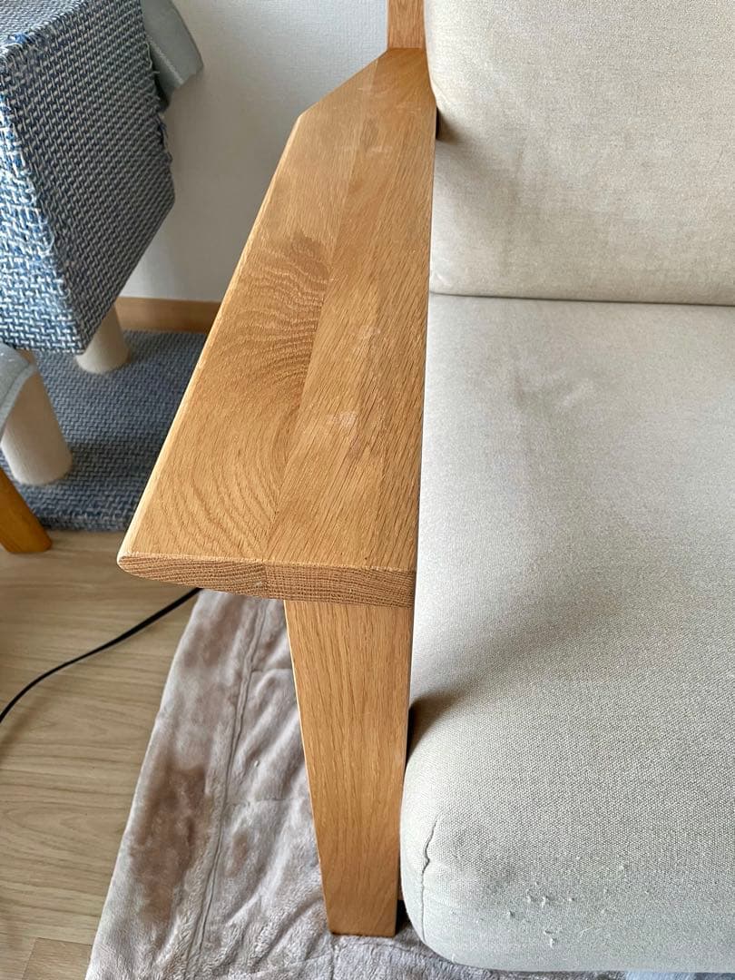 無印良品　ウレタンポケットコイルソファ２．５シーター（ベージュ）