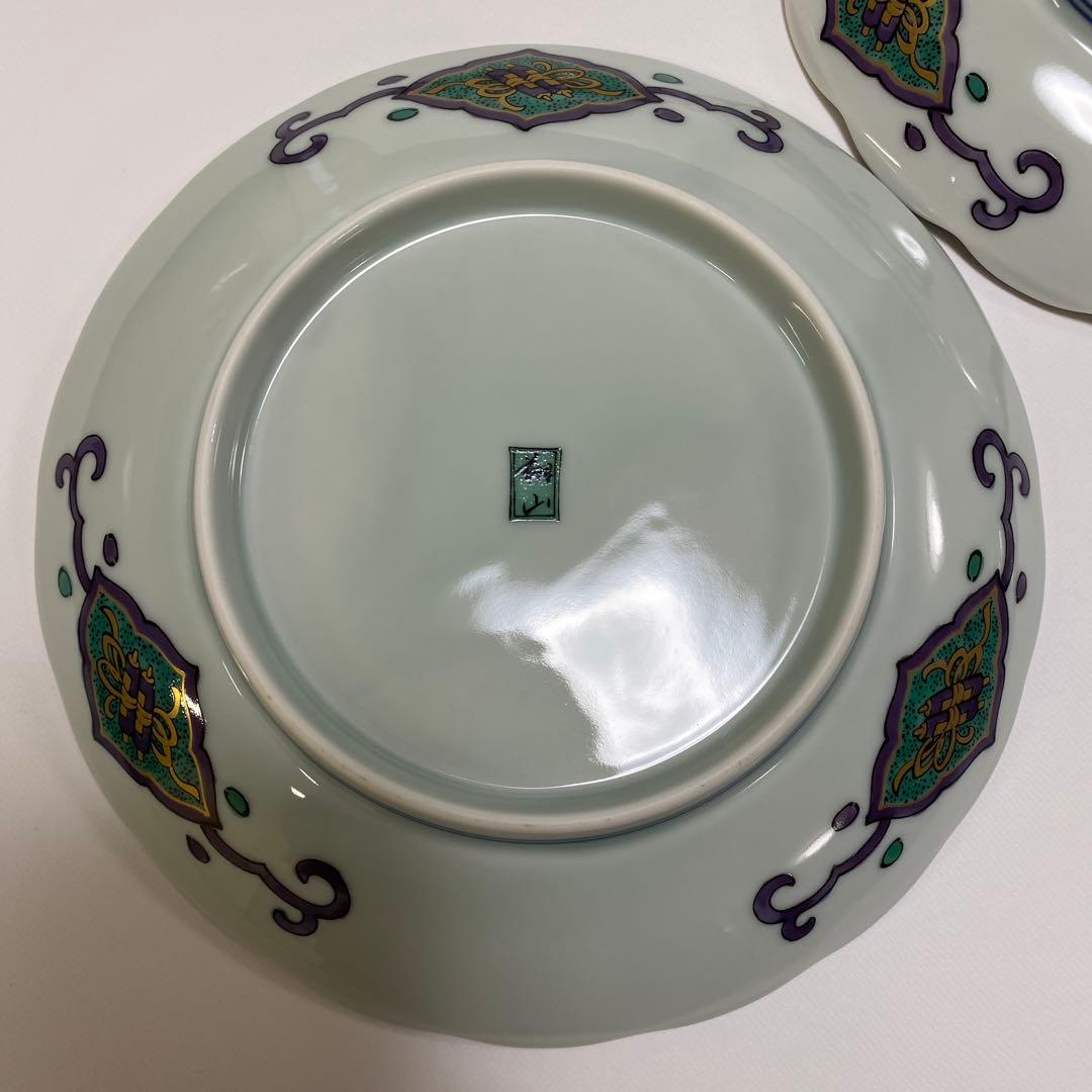 翔山　第一陶器　菊割　金彩　和皿　中皿　5枚セット 初節句　端午の節句　お祝い