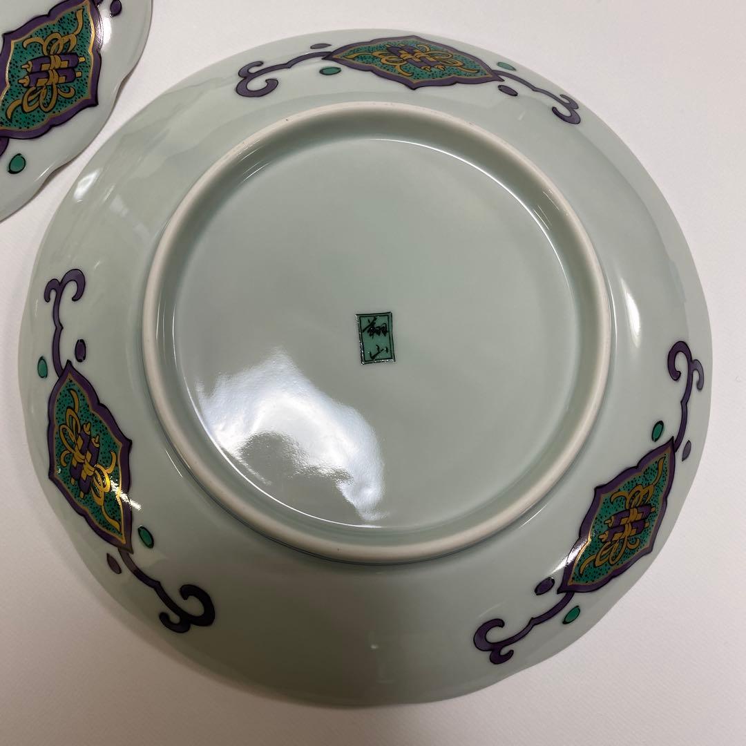 翔山　第一陶器　菊割　金彩　和皿　中皿　5枚セット 初節句　端午の節句　お祝い