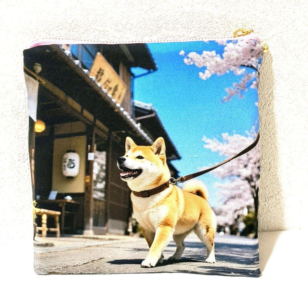 Yourelia様】ハンドメイドオーダー★犬★ふわふわマチなしポーチ　6点
