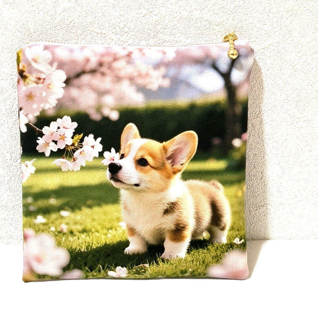 Yourelia様】ハンドメイドオーダー★犬★ふわふわマチなしポーチ　6点