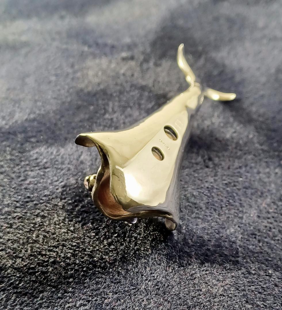 925銀製 置物 ／ 深海魚