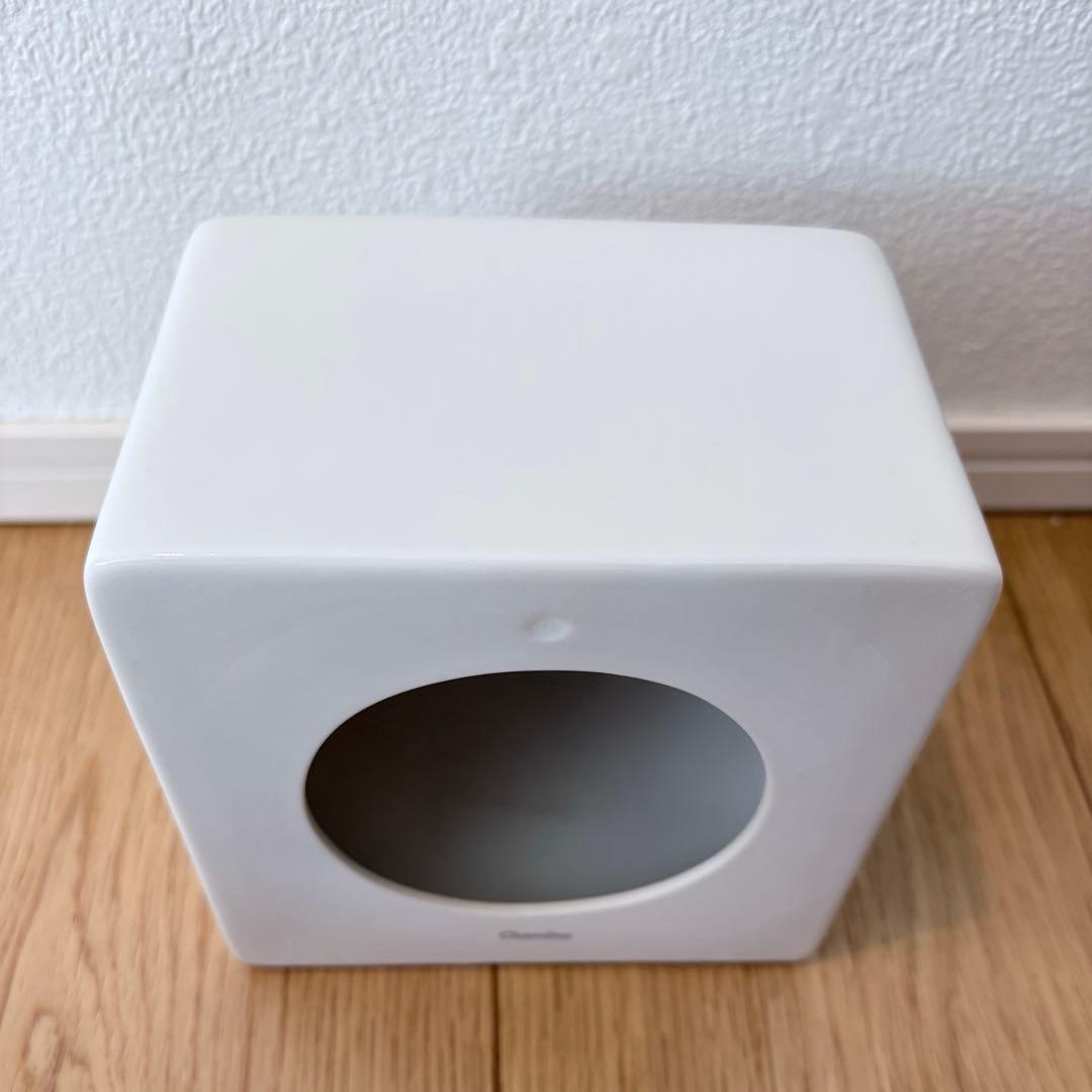 CHAMBRE 置き時計 シャンブル 時計 置時計 陶器 グレー unico