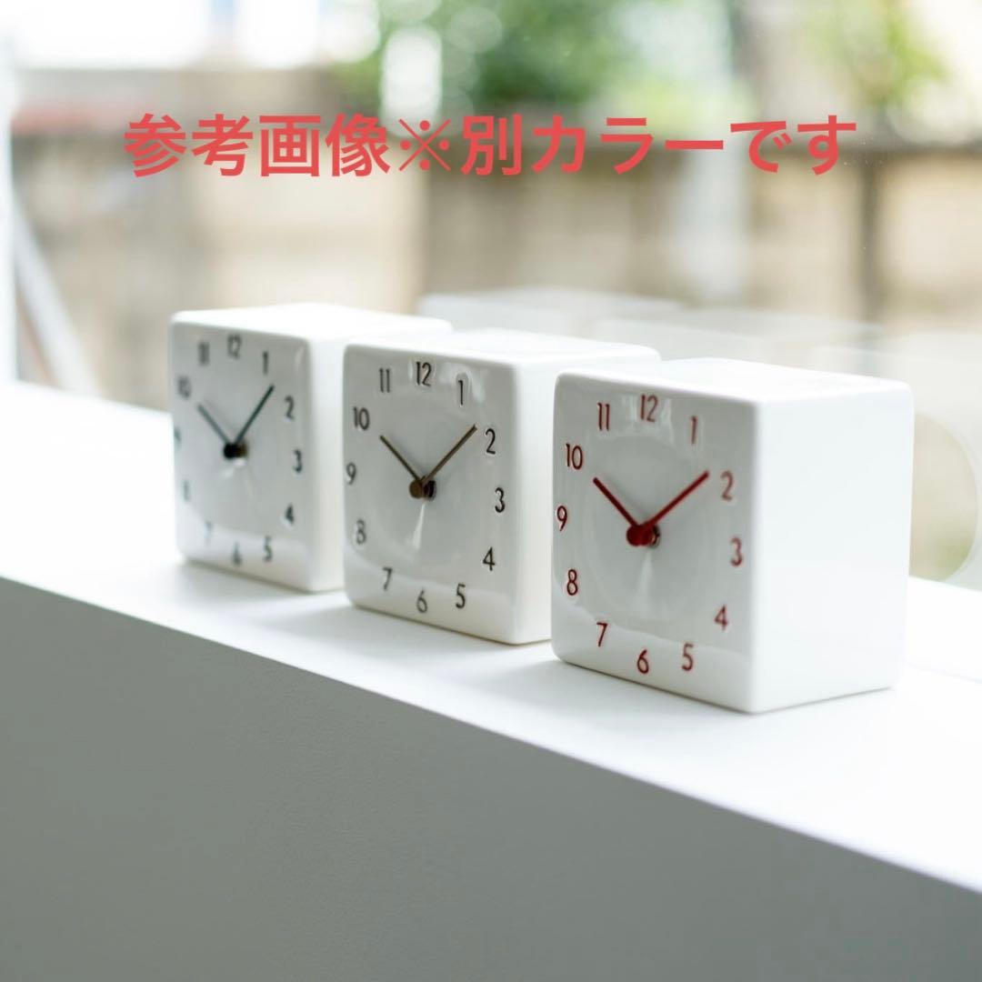 CHAMBRE 置き時計 シャンブル 時計 置時計 陶器 グレー unico