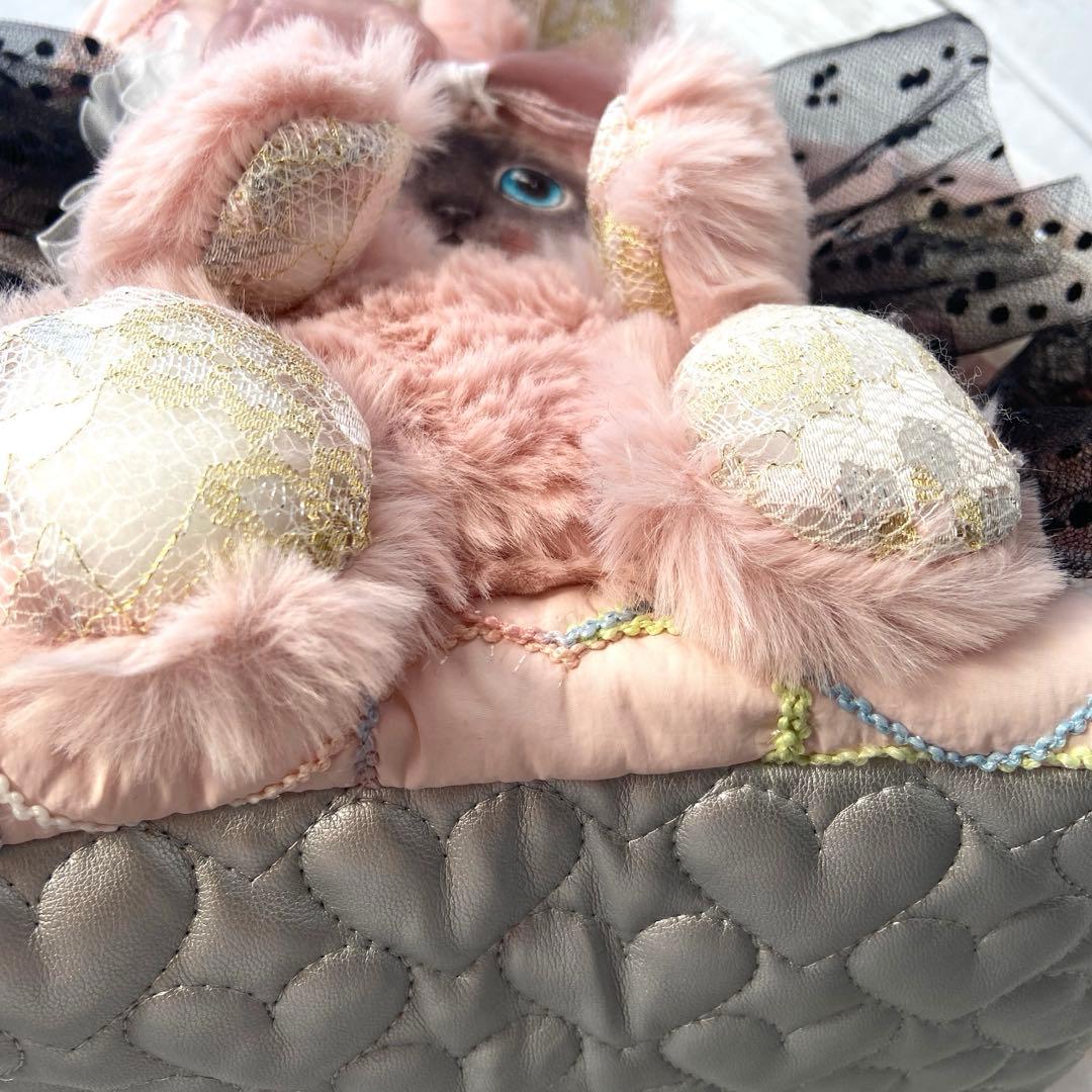 ☆*☆様 コヤンイサムチョン　クラウディちゃん　トートバッグ　ふわふわ　レースた