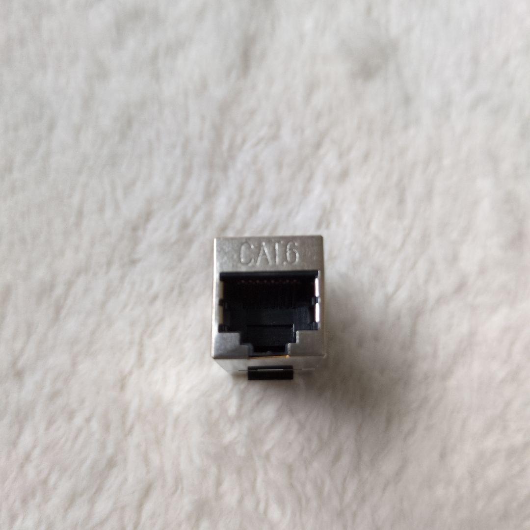 Cat6カプラー RJ45 Cat6シールドカプラー 25個パック シルバー
