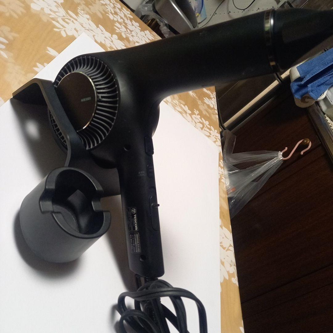 Tescom NIB3001ハンドヘルドヘアドライヤー ブラック強風量タイプ