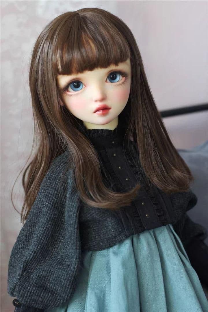 AX530 BJD 1/3 人形 ドール　用ウィッグ カツラ 耐熱 ハンドメイド