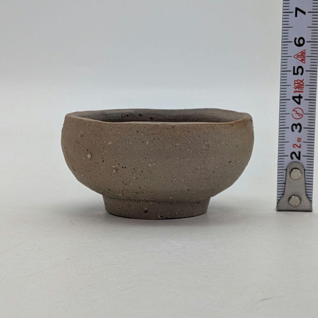 岡山県重要無形文化財 四代松田華山 備前焼 徳利&ぐい呑 共箱合布栞 酒器 桟切