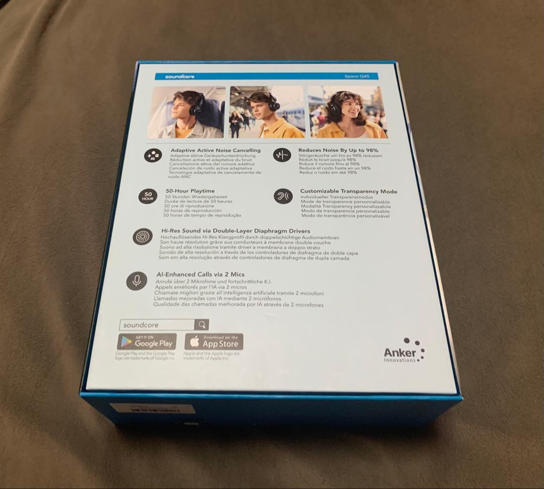 Anker space Q45 ワイヤレスヘッドホン