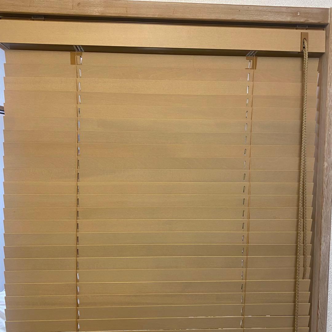 ①タチカワ　フォレティア　木製ブラインド 74cm 204cm