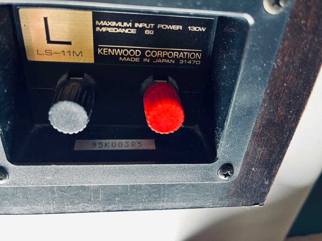 KENWOOD LS-11 スピーカー ダークウッド ジャンク品