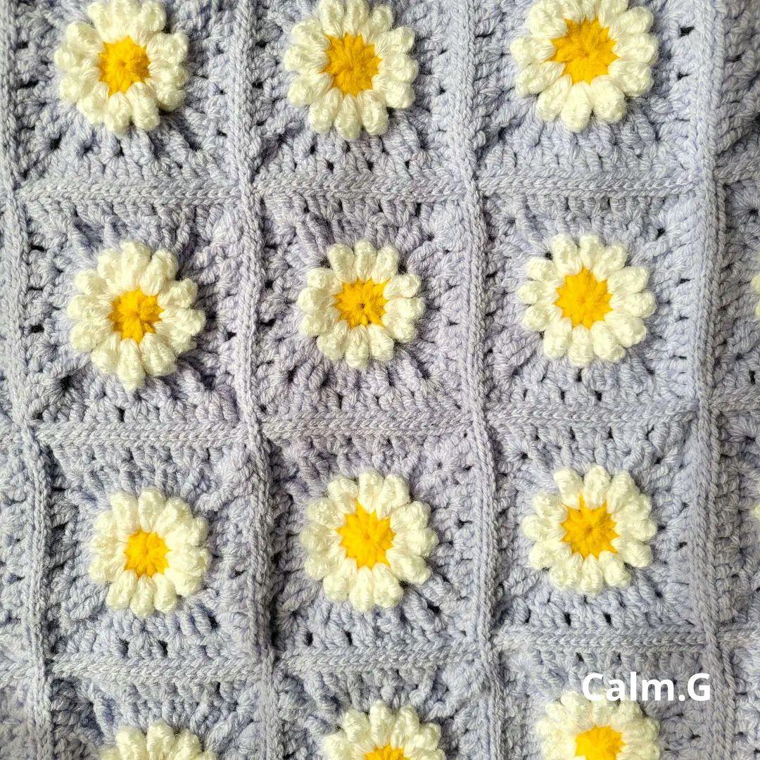 ブランケット カバー ひざ掛け 敷物 グラニースクエア