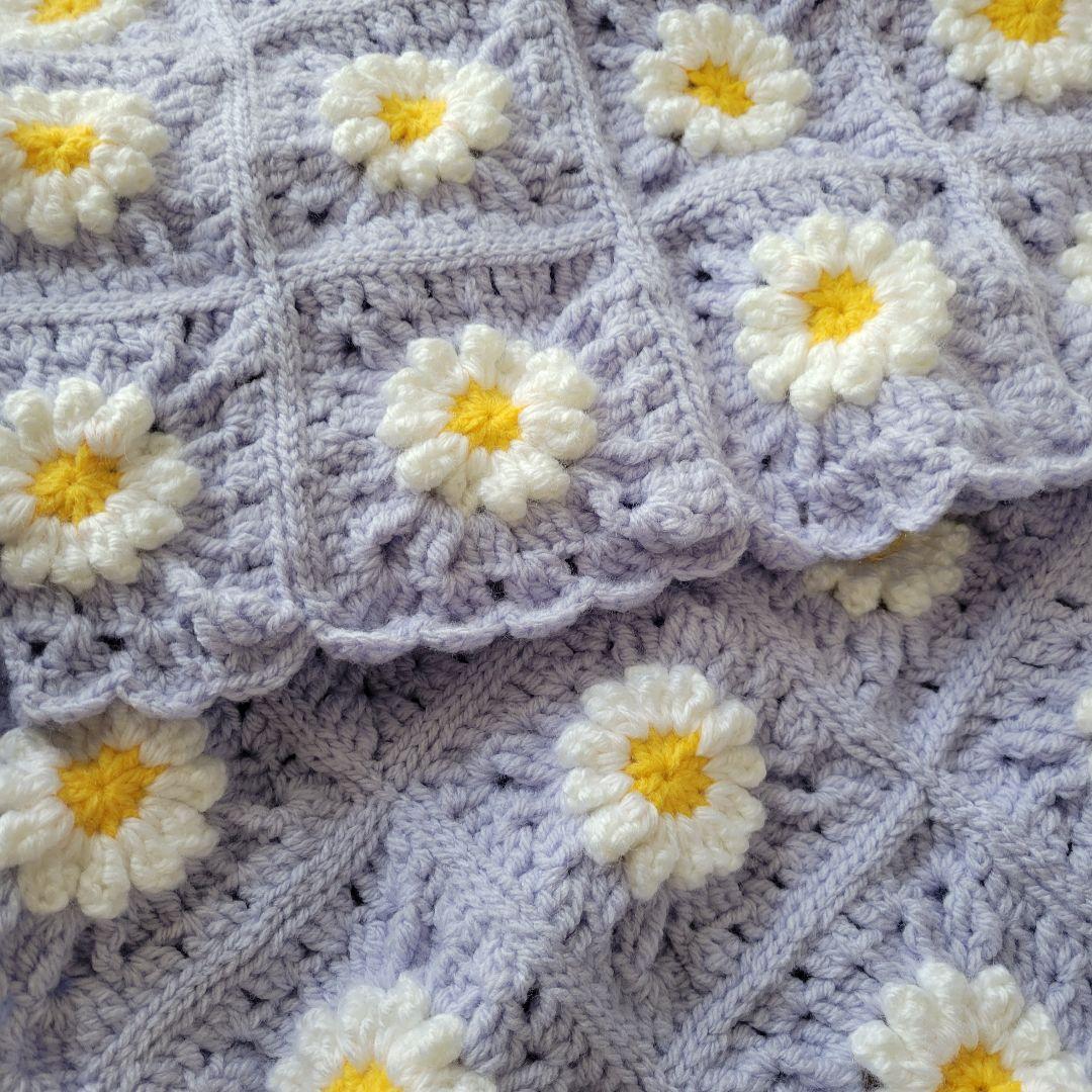 ブランケット カバー ひざ掛け 敷物 グラニースクエア