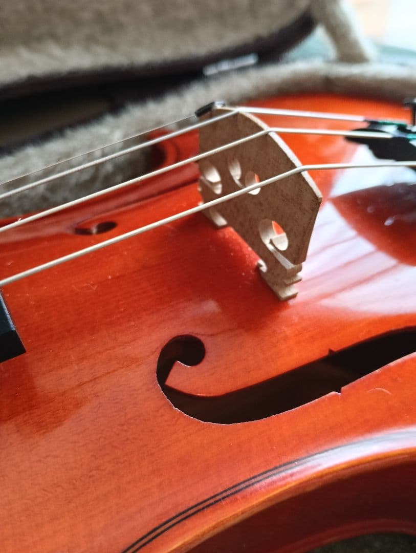 SUZUKI3/4バイオリン280 anno1997 本体、弓、ケース、新品E線